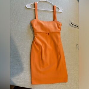 Orange Cocktail Dress
